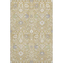 Premium Machine Washable Mayfield AMF1009 Gold 2'6" x 3'10" Rug