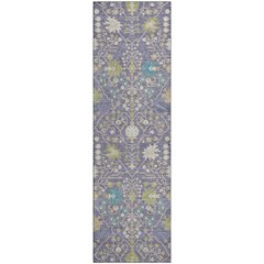 Premium Machine Washable Mayfield AMF1009 Lavender 2'3" x 7'6" Runner Rug