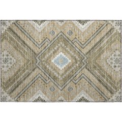 Premium Machine Washable Mayfield AMF1010 Beige 1'8" x 2'6" Rug