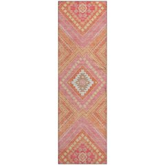Premium Machine Washable Mayfield AMF1010 Coral 2'3" x 7'6" Runner Rug