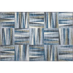Premium Machine Washable Mayfield AMF1012 Denim 1'8" x 2'6" Rug