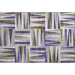 Premium Machine Washable Mayfield AMF1012 Lavender 1'8" x 2'6" Rug