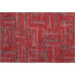Premium Machine Washable Mayfield AMF1012 Red 1'8" x 2'6" Rug