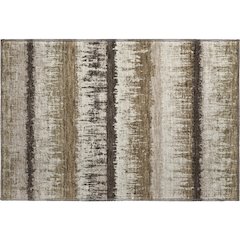 Premium Machine Washable Mayfield AMF1013 Brown 1'8" x 2'6" Rug