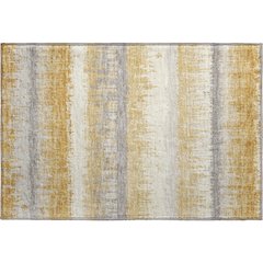 Premium Machine Washable Mayfield AMF1013 Gold 1'8" x 2'6" Rug