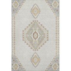 Premium Machine Washable Mayfield AMF1014 Ivory 2'6" x 3'10" Rug