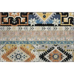 Premium Machine Washable Mayfield AMF1015 Black 1'8" x 2'6" Rug