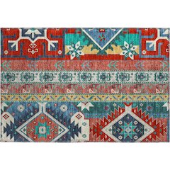 Premium Machine Washable Mayfield AMF1015 Red 1'8" x 2'6" Rug