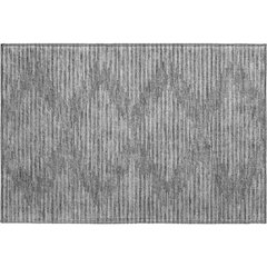 Premium Machine Washable Mayfield AMF1016 Charcoal 1'8" x 2'6" Rug