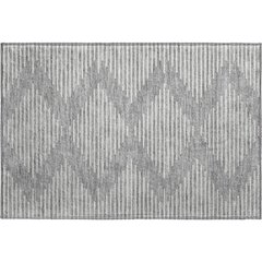 Premium Machine Washable Mayfield AMF1016 Gray 1'8" x 2'6" Rug