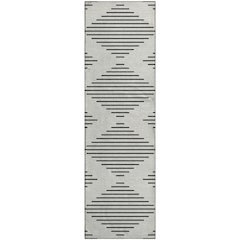 Premium Machine Washable Mayfield AMF1016 Ivory 2'3" x 7'6" Runner Rug