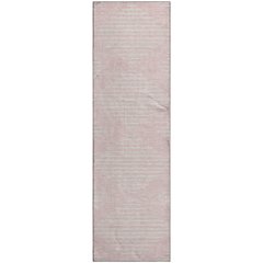 Premium Machine Washable Mayfield AMF1016 Pink 2'3" x 7'6" Runner Rug