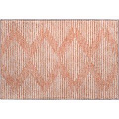 Premium Machine Washable Mayfield AMF1016 Salmon 1'8" x 2'6" Rug