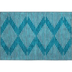 Premium Machine Washable Mayfield AMF1016 Teal 1'8" x 2'6" Rug