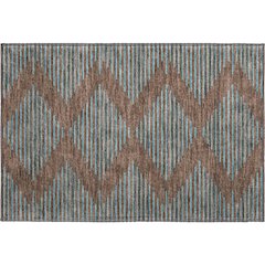 Premium Machine Washable Mayfield AMF1017 Brown 1'8" x 2'6" Rug