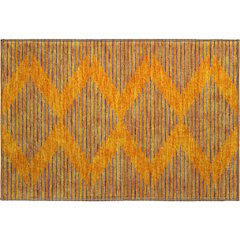 Premium Machine Washable Mayfield AMF1017 Orange 1'8" x 2'6" Rug