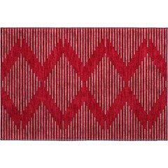 Premium Machine Washable Mayfield AMF1017 Red 1'8" x 2'6" Rug