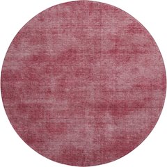 Premium Machine Washable Mayfield AMF1018 Garnet 8' x 8' Round Rug