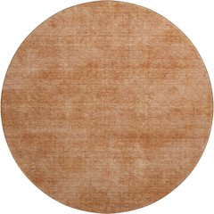 Premium Machine Washable Mayfield AMF1018 Paprika 8' x 8' Round Rug