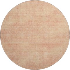 Premium Machine Washable Mayfield AMF1018 Peach 8' x 8' Round Rug