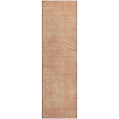 Premium Machine Washable Mayfield AMF1018 Peach 2'3" x 7'6" Runner Rug