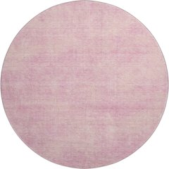 Premium Machine Washable Mayfield AMF1018 Pink 8' x 8' Round Rug