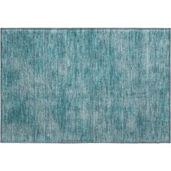 Premium Machine Washable Mayfield AMF1018 Teal 1'8" x 2'6" Rug