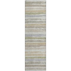 Premium Machine Washable Mayfield AMF1019 Ivory 2'3" x 7'6" Runner Rug