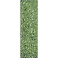 Premium Machine Washable Mayfield AMF1021 Green 2'3" x 7'6" Runner Rug