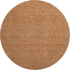 Premium Machine Washable Mayfield AMF1021 Paprika 8' x 8' Round Rug