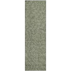 Premium Machine Washable Mayfield AMF1021 Sage 2'3" x 7'6" Runner Rug
