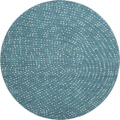 Premium Machine Washable Mayfield AMF1021 Teal 8' x 8' Round Rug