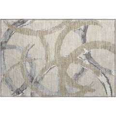 Premium Machine Washable Mayfield AMF1022 Beige 1'8" x 2'6" Rug