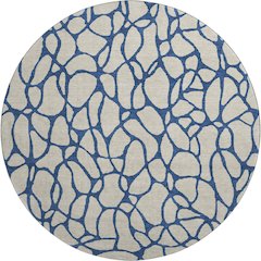 Premium Machine Washable Mayfield AMF1023 Beige 8' x 8' Round Rug