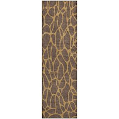Premium Machine Washable Mayfield AMF1023 Brown 2'3" x 7'6" Runner Rug