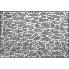 Premium Machine Washable Mayfield AMF1024 Gray 1'8" x 2'6" Rug