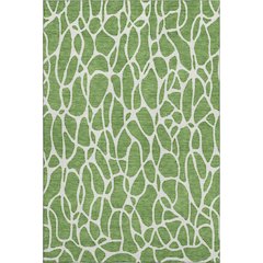 Premium Machine Washable Mayfield AMF1024 Green 2'6" x 3'10" Rug
