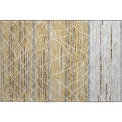 Premium Machine Washable Mayfield AMF1025 Gold 1'8" x 2'6" Rug