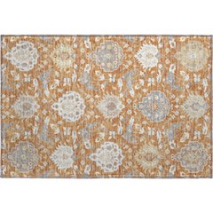 Premium Machine Washable Mayfield AMF1026 Copper 1'8" x 2'6" Rug