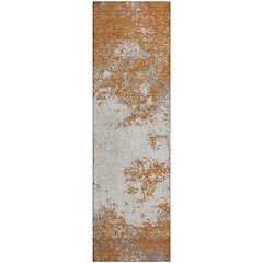 Premium Machine Washable Mayfield AMF1027 Copper 2'3" x 7'6" Runner Rug
