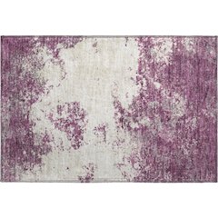 Premium Machine Washable Mayfield AMF1027 Eggplant 1'8" x 2'6" Rug