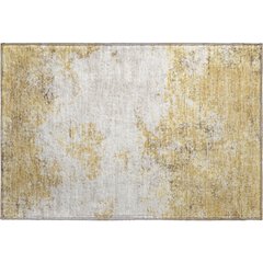 Premium Machine Washable Mayfield AMF1027 Gold 1'8" x 2'6" Rug