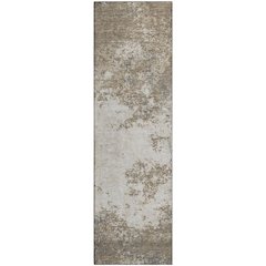 Premium Machine Washable Mayfield AMF1027 Taupe 2'3" x 7'6" Runner Rug