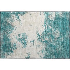 Premium Machine Washable Mayfield AMF1027 Teal 1'8" x 2'6" Rug