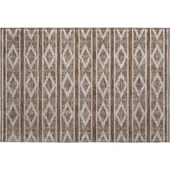 Premium Machine Washable Mayfield AMF1029 Brown 1'8" x 2'6" Rug