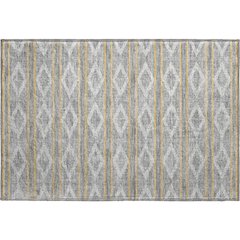 Premium Machine Washable Mayfield AMF1029 Gray 1'8" x 2'6" Rug