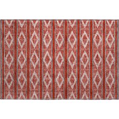 Premium Machine Washable Mayfield AMF1029 Red 1'8" x 2'6" Rug