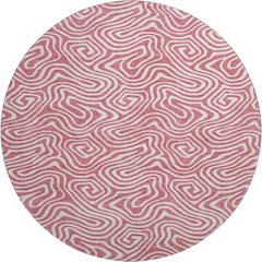 Premium Machine Washable Mayfield AMF1030 Blush 8' x 8' Round Rug