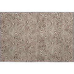 Premium Machine Washable Mayfield AMF1030 Brown 1'8" x 2'6" Rug