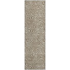 Premium Machine Washable Mayfield AMF1031 Beige 2'3" x 7'6" Runner Rug